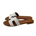 Ciabatta Gingi in Nappa Bianca, Tacco 2 cm art. 3557 - immagine 4