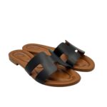 Ciabatta Gingi in Nappa Nera, Tacco 2 cm art. 3557 - immagine 4