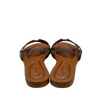 Ciabatta Gingi in Nappa Nera, Tacco 2 cm art. 3557 - immagine 5