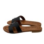 Ciabatta Gingi in Nappa Nera, Tacco 2 cm art. 3557 - immagine 2
