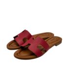 Ciabatta Gingi Rosmarino in Nappa Rossa, Tacco 2 cm art. 3557 - immagine 5