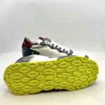 Sneakers Uomo Philippe Model Tropez Haute In Pelle Azzurra e Dettagli Bianchi cod. TKLU WNV1 - immagine 5