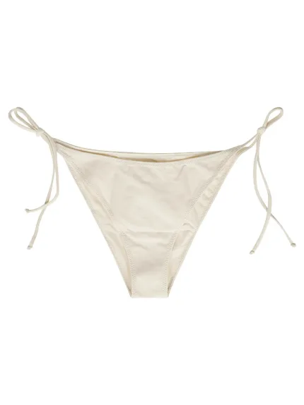 Costume Mc2 Saint Barth Slip con Lacci Avorio art. Virgo R Strass 11