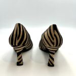 Decolletè Pergiò in Camoscio Zebrato Tacco 8 cm art. 653 - immagine 4
