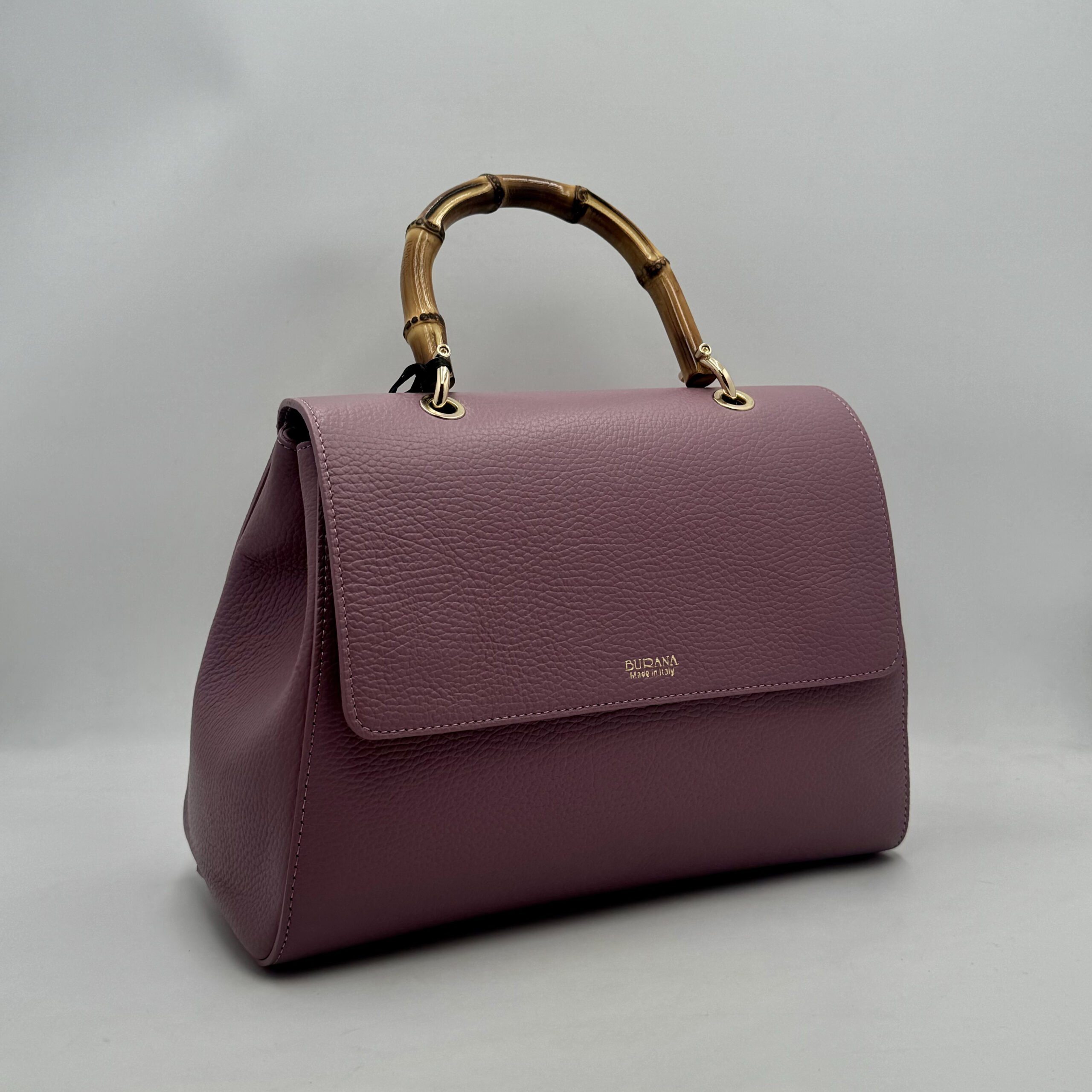 Corno D'Oro Borsa A Tracolla Donna In Vera Pelle Marrone, Vintage, 21x14x6 Cm, Rimovibile Da Polso - 3