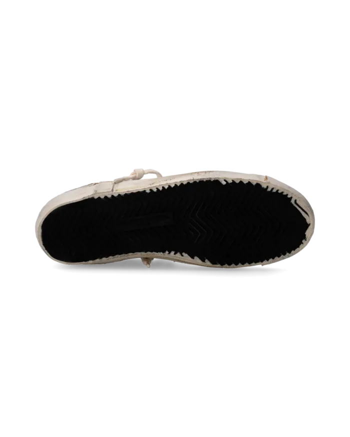Sneakers Donna Philippe Model Paris Prsx In Pelle di Capra Vintage Argento cod. PRLD HM01, foto 5 di 6