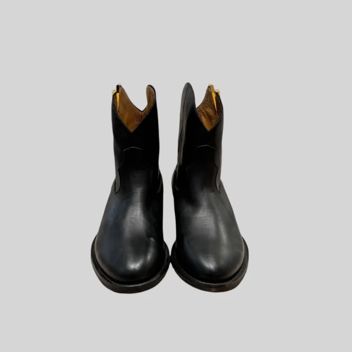 Stivaletto Camperos Via Roma 15 in pelle Nera Tacco 4 cm art 3946, foto 3 di 5