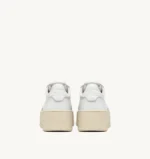 Sneakers Autry Medalist Platform Donna in Pelle Bianca art. PTLW LL15 - immagine 3