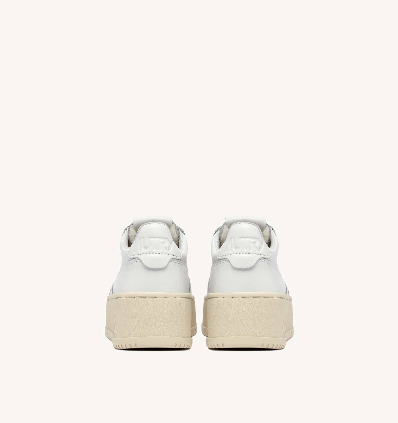 Sneakers Autry Medalist Platform Donna in Pelle Bianca art. PTLW LL15 - immagine 3