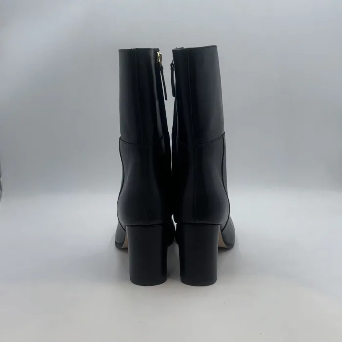 Tronchetto Alohas In Pelle Nera Con Cerniera H 7 cm art. MARIEL, foto 4 di 5