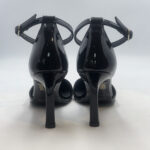 Decolletè Punta Quadrata Alohas In Pelle Lucida Nera H 9 cm art. Liebe - immagine 4