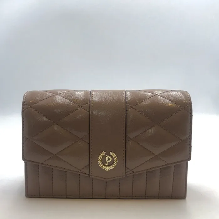 Pochette Tracolla Pollini effetto Matalassè Nude con dettagli oro Art. SC5307PP0LSC0107, foto 1 di 2