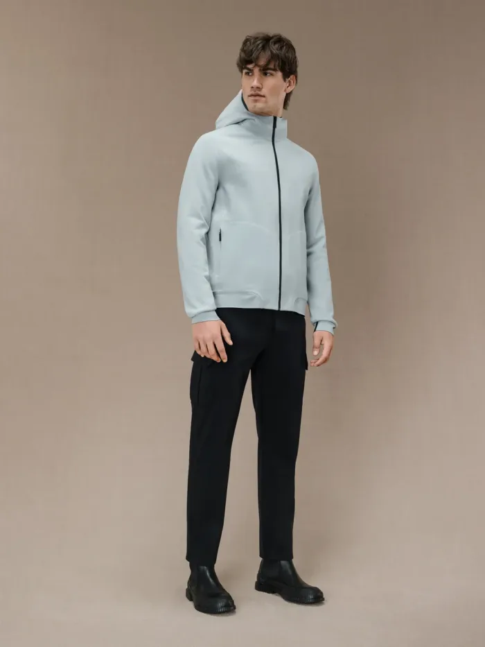 Felpa Giubbino Uomo RRD Dream Hood Zip Fleece Nera Art. W24174 Col 10, foto 2 di 4
