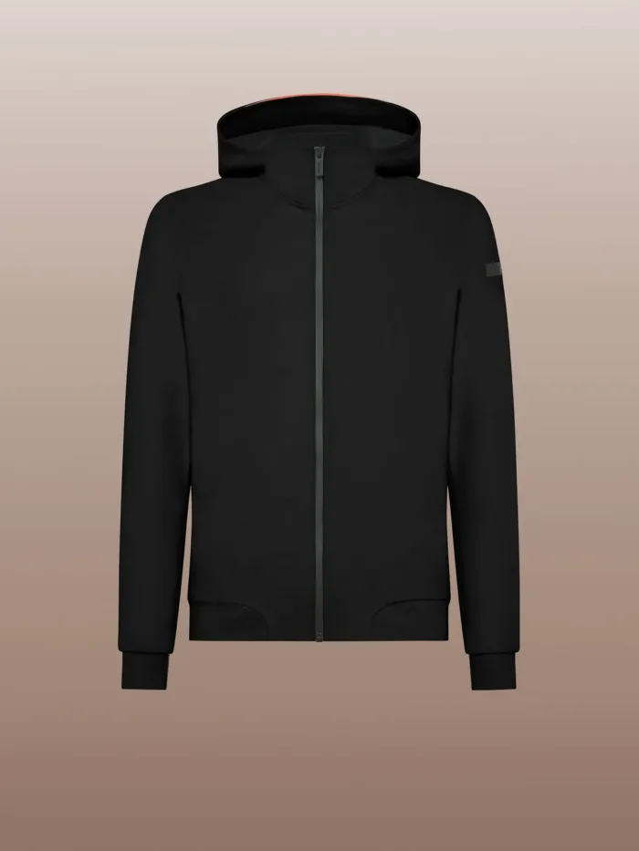 Felpa Giubbino Uomo RRD Dream Hood Zip Fleece Nera Art. W24174 Col 10, foto 1 di 4