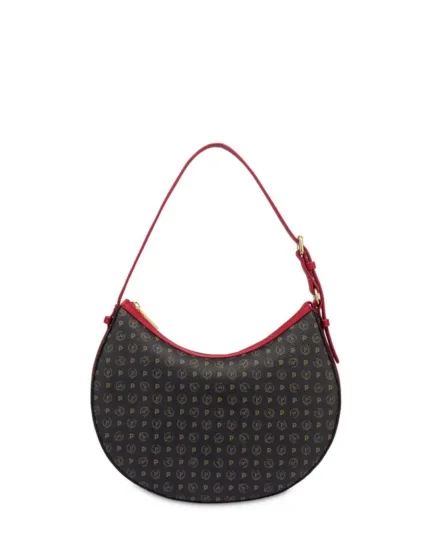 Mezzaluna Pollini Heritage Nera con dettagli Rossi Art TE8530PP0IQ1100B