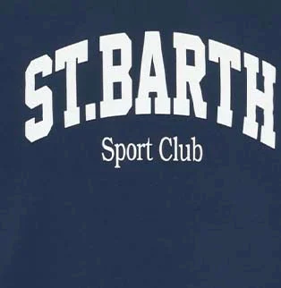 Felpa Mc2 Saint Barth Blu art. Soho N STB Sport 61, foto 4 di 4