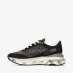 Sneakers Premiata Donna Camoscio Nero art. Moerund 6443 - immagine 3