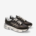 Sneakers Premiata Donna Camoscio Nero art. Moerund 6443 - immagine 4