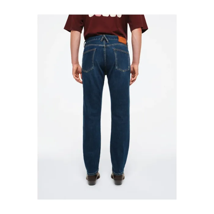 Jeans Scuro Uomo Cycle art. Standard Regular Straight 90s Fit Laser & Ozone Finish, foto 3 di 4