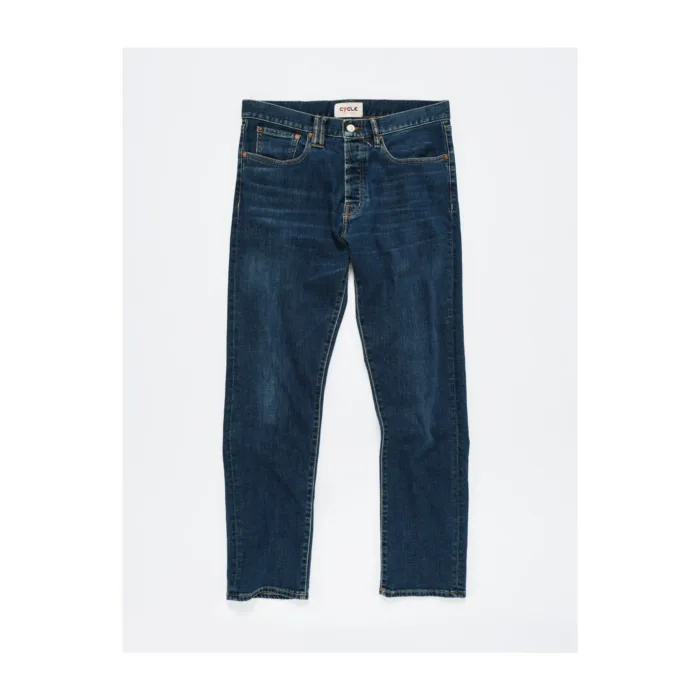 Jeans Scuro Uomo Cycle art. Standard Regular Straight 90s Fit Laser & Ozone Finish, foto 1 di 4