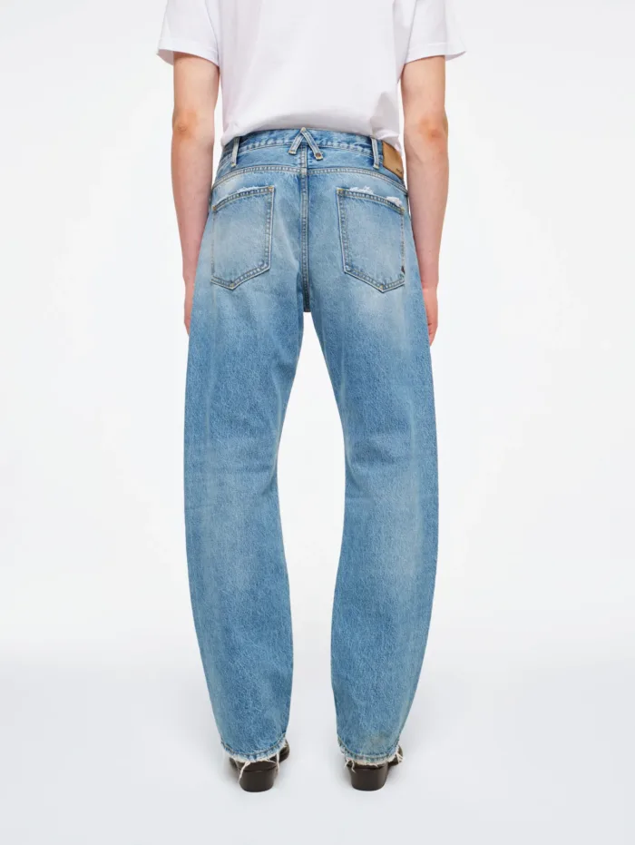 Jeans Chiaro Uomo Cycle art. Full Wide Straight Leg antique Vintage, foto 3 di 3