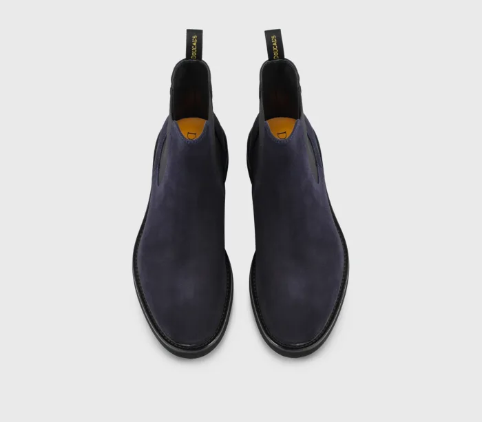 Stivaletto Beatles Doucal's Uomo Scamosciato Blu art. 1343, foto 3 di 4