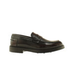 Mocassino Penny Uomo Doucal's In Pelle Spazzolata Testa Di Moro Con Fondo Gomma Extralight Art. DU2726BRUXUF007TM04