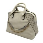 Borsa A Mano Pollini In Pelle Martellata Avorio con dettagli Heritage art. SC4612PP0LSS110A - immagine 2