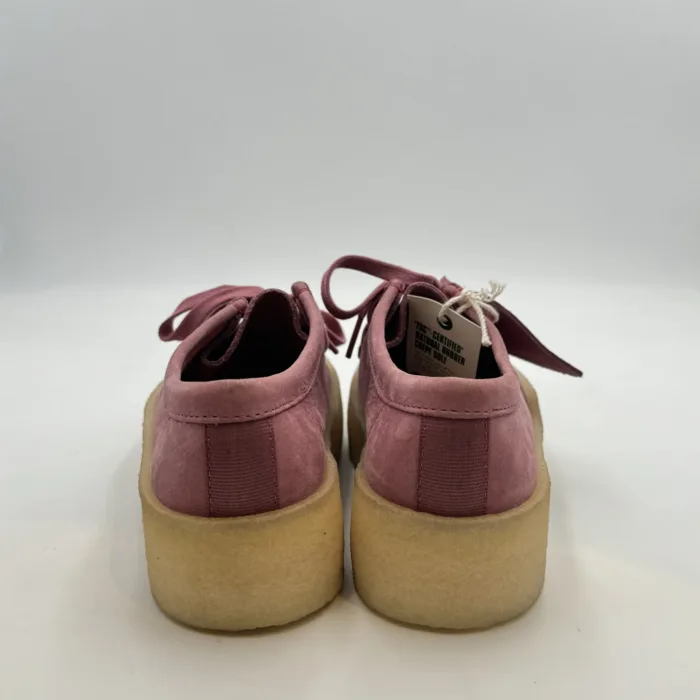 Clarks Originals Donna in Pelle Rosa art. Wallabee Cup Pink Nubuck, foto 4 di 4