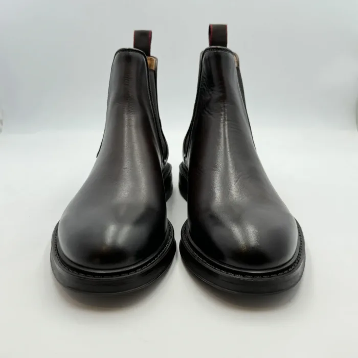 Stivaletto Beatles Uomo Corvari In Pelle Testa di Moro Art. 2569, foto 2 di 3
