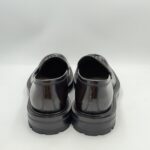 Mocassino con Nappine Uomo Barrett Derby In Pelle Testa di Moro Fondo Gomma Commander cod. 242U071.6 - immagine 4
