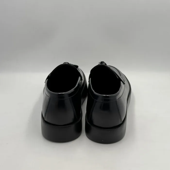 Mocassino con Nappine Uomo Blu Barrett Derby In Pelle Blu, Fondo Nero in Gomma cod. ONY-13082.7, foto 4 di 4