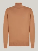 Maglione Dolcevita Uomo Cotton Cashmere Tommy Hilfiger Cammello art. MW0MW28048 RBC