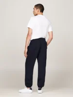 Pantalone Tuta Uomo Tommy Hilfiger Blu in Pile art. MW0MW37231 DW5 - immagine 3