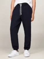Pantalone Tuta Uomo Tommy Hilfiger Blu in Pile art. MW0MW37231 DW5 - immagine 4