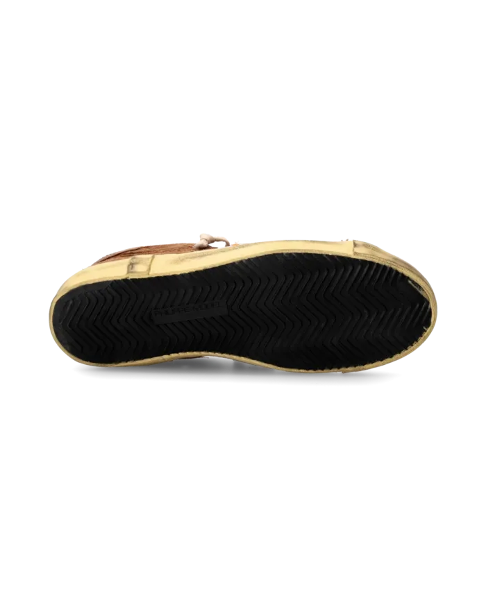 Sneakers Uomo Philippe Model Paris Prsx In Velluto Cognac cod. PRLU EW01, foto 5 di 6