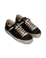 Sneakers Uomo Philippe Model Paris Prsx In Pelle Nera Vintage cod. PRLU HE02 - immagine 2
