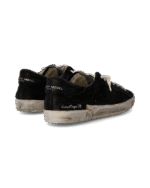Sneakers Uomo Philippe Model Paris Prsx In Pelle Nera Vintage cod. PRLU HE02 - immagine 6