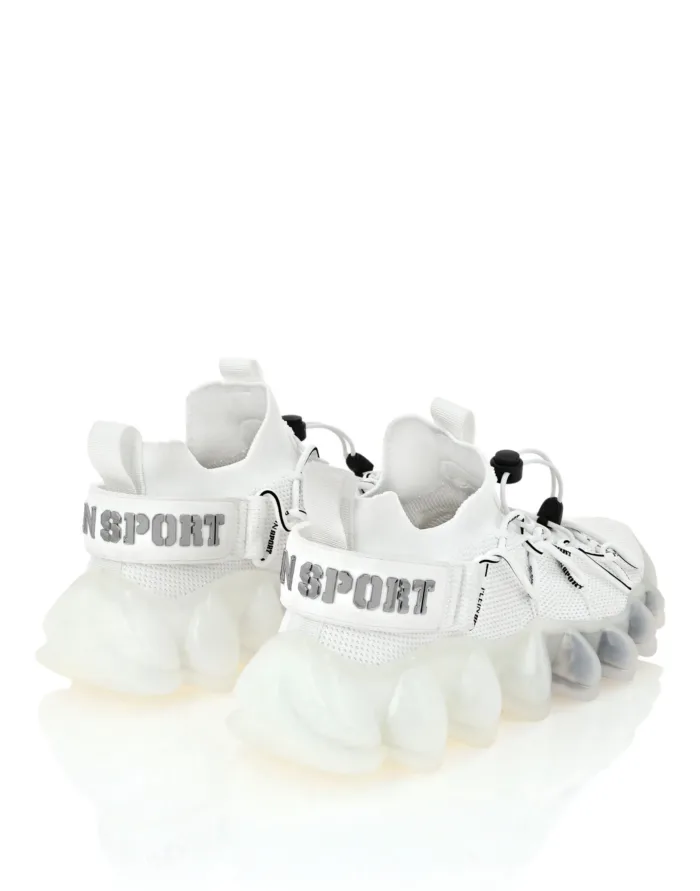 Sneakers Donna Philipp Plein Sport Sacs Bianca Art Bubble Gen.X.02 Tiger, foto 4 di 5