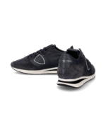 Sneaker Philippe Model TRPX LOW in pelle e camoscio Blu TZLU 6005 - immagine 6