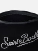 Pochette Mc2 Saint Barth Nera art. Aline W Velvet 00 Strass - immagine 3