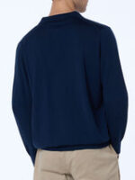 Maglione Polo Skipper Senza Bottoni Mc2 Saint Barth Blu art. Covent Blend Ws 61 Blue Navy - immagine 3