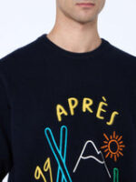 Maglione Girocollo Mc2 Saint Barth Blu Notte art. Heron Apres Ski Big 61 EMB - immagine 4