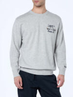 Maglione Girocollo Mc2 Saint Barth Grigio art. Heron Light Panda Four 15ML EMB - immagine 2