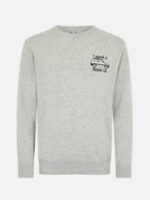 Maglione Girocollo Mc2 Saint Barth Grigio art. Heron Light Panda Four 15ML EMB