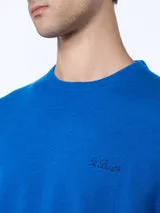 Maglione Girocollo Mc2 Saint Barth Blu Elettrico art. Regent Blend WS17 Bluette, foto 4 di 5