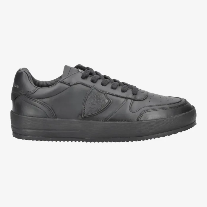 Sneakers Uomo Philippe Model Nice in Pelle Nera art. VNLU V004, foto 1 di 6