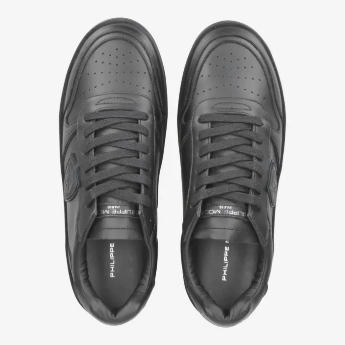 Sneakers Uomo Philippe Model Nice in Pelle Nera art. VNLU V004, foto 2 di 6