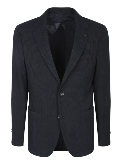 Giacca Lardini in Bouclè Blu Art. IV528AE IVSF63509 850