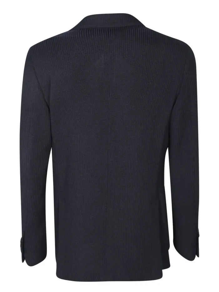 Giacca Lardini in Bouclè Blu Art. IV528AE IVSF63509 850, foto 2 di 3